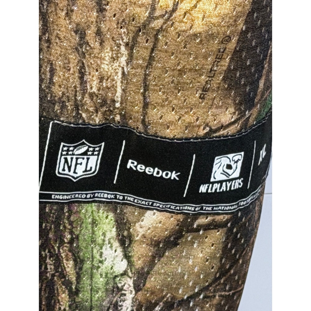Reebok NFL Green Bay Packers Aaron Rodgers 12 Camo Jersey Realtree XL NWT - Picture 5 of 7
